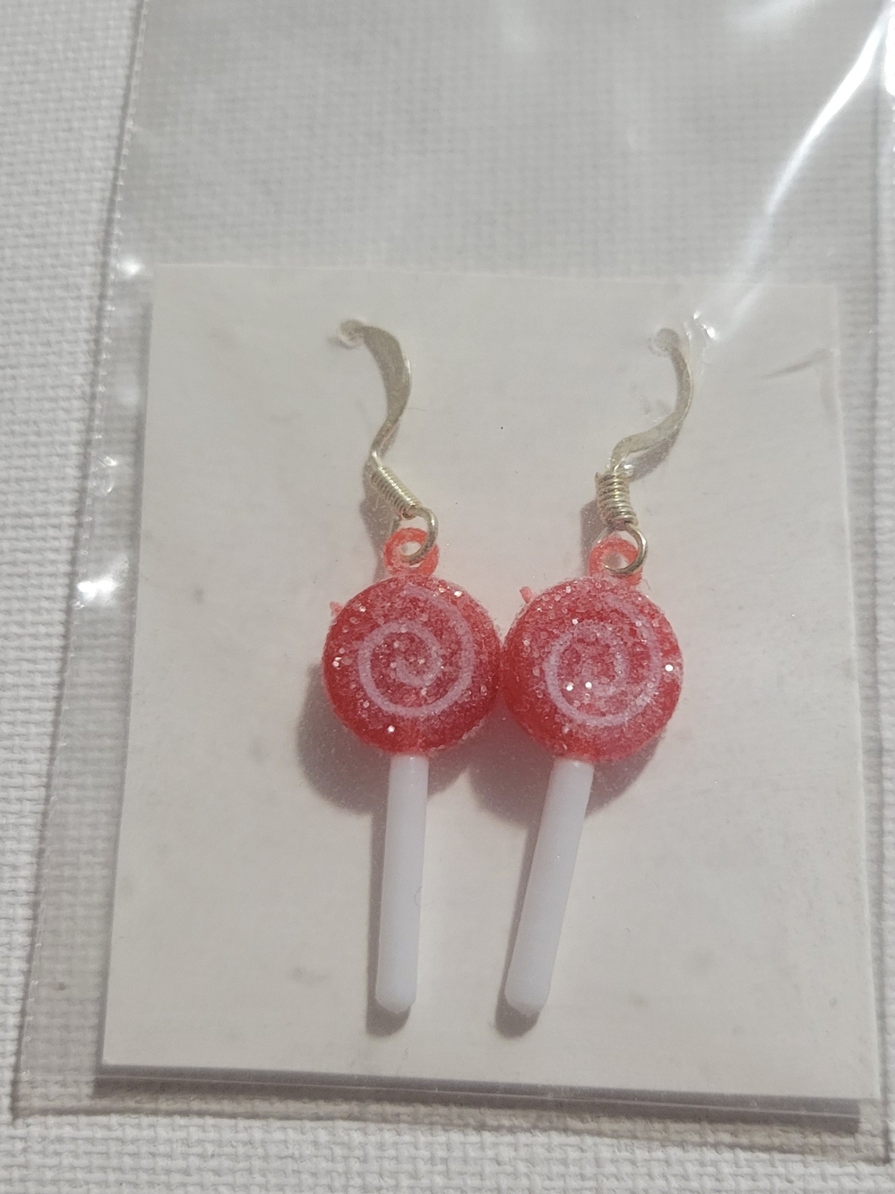 Red Lollipop Dangle Earrings - Unbranded Women Jewelry